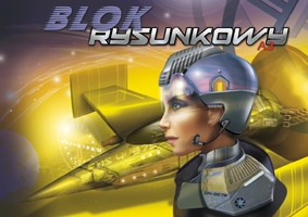 Blok rysunkowy A3 20k. biały Kreska